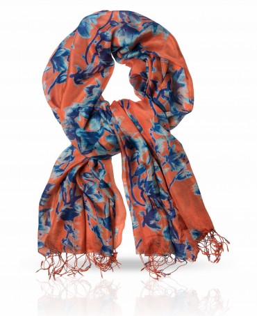 Палантин Женский S-ORCHID/ORANGE